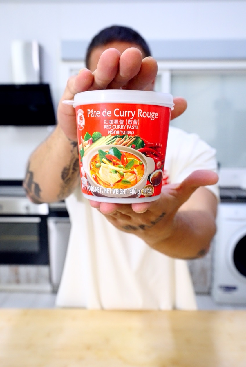 Pasta de curry rojo tailandesa