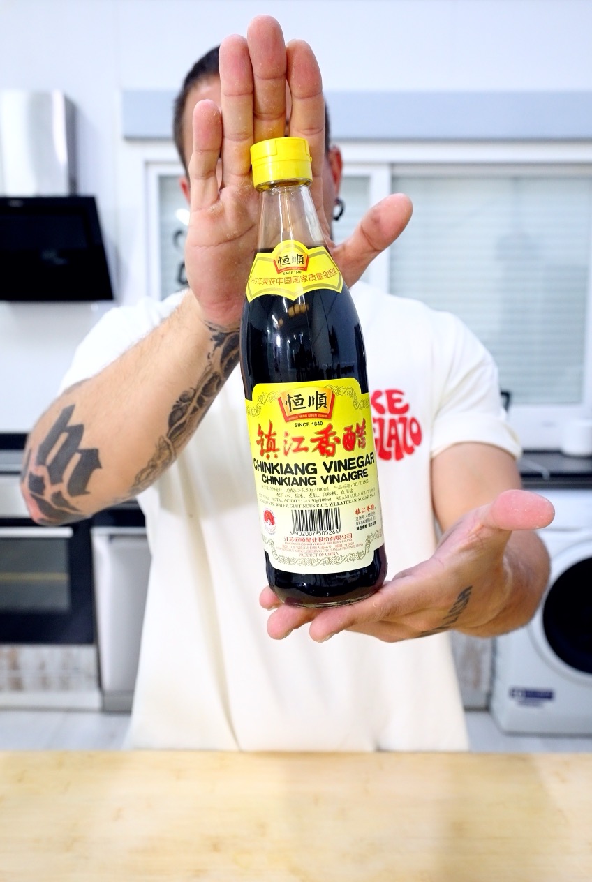 Vinagre negro chino (Chinkiang)