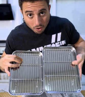 Juego de dos bandejas pequeñas